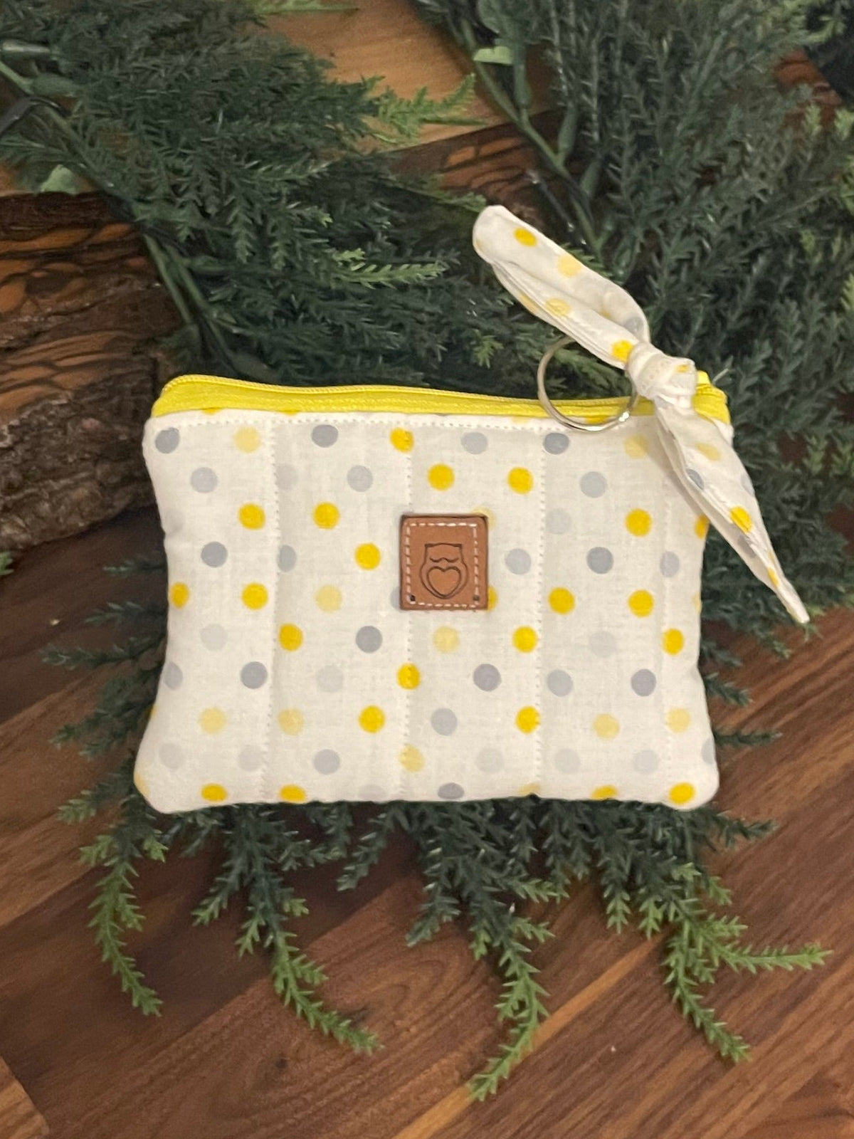 Quilted coin purse