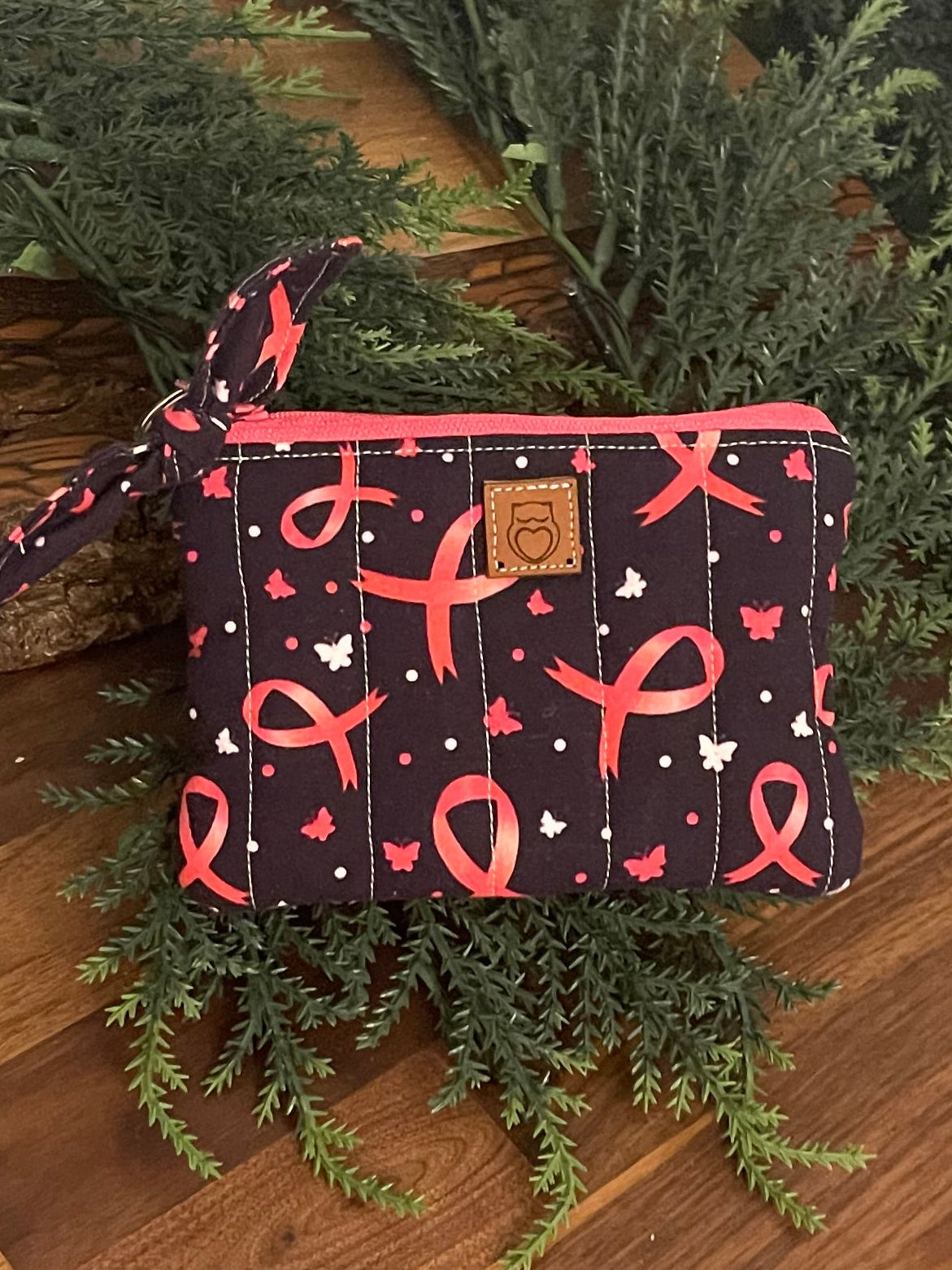 Quilted coin purse