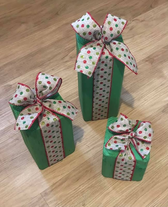 Wooden presents