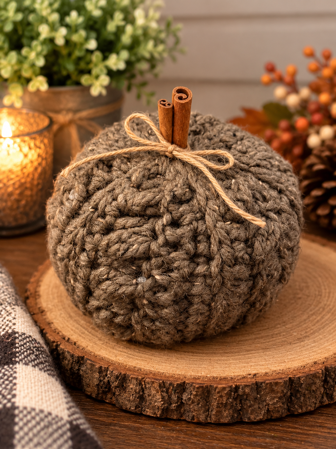 Rustic pumpkin