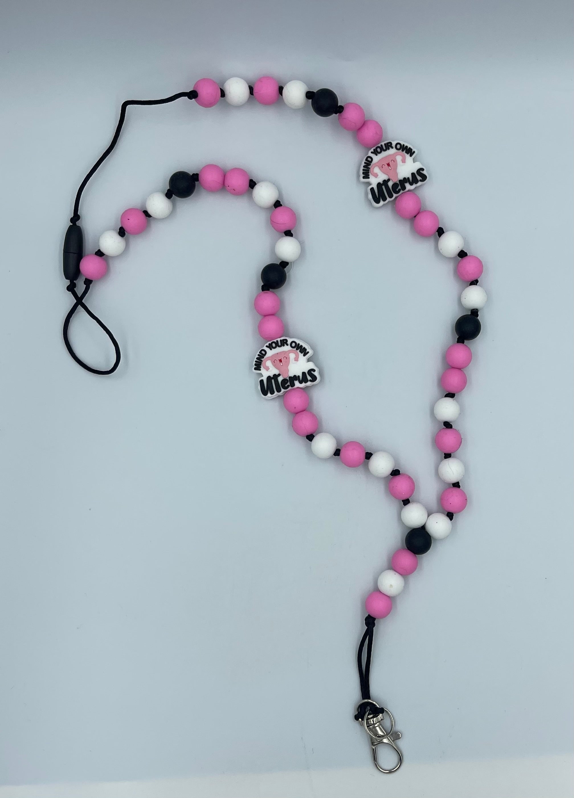 Silicone bead lanyards