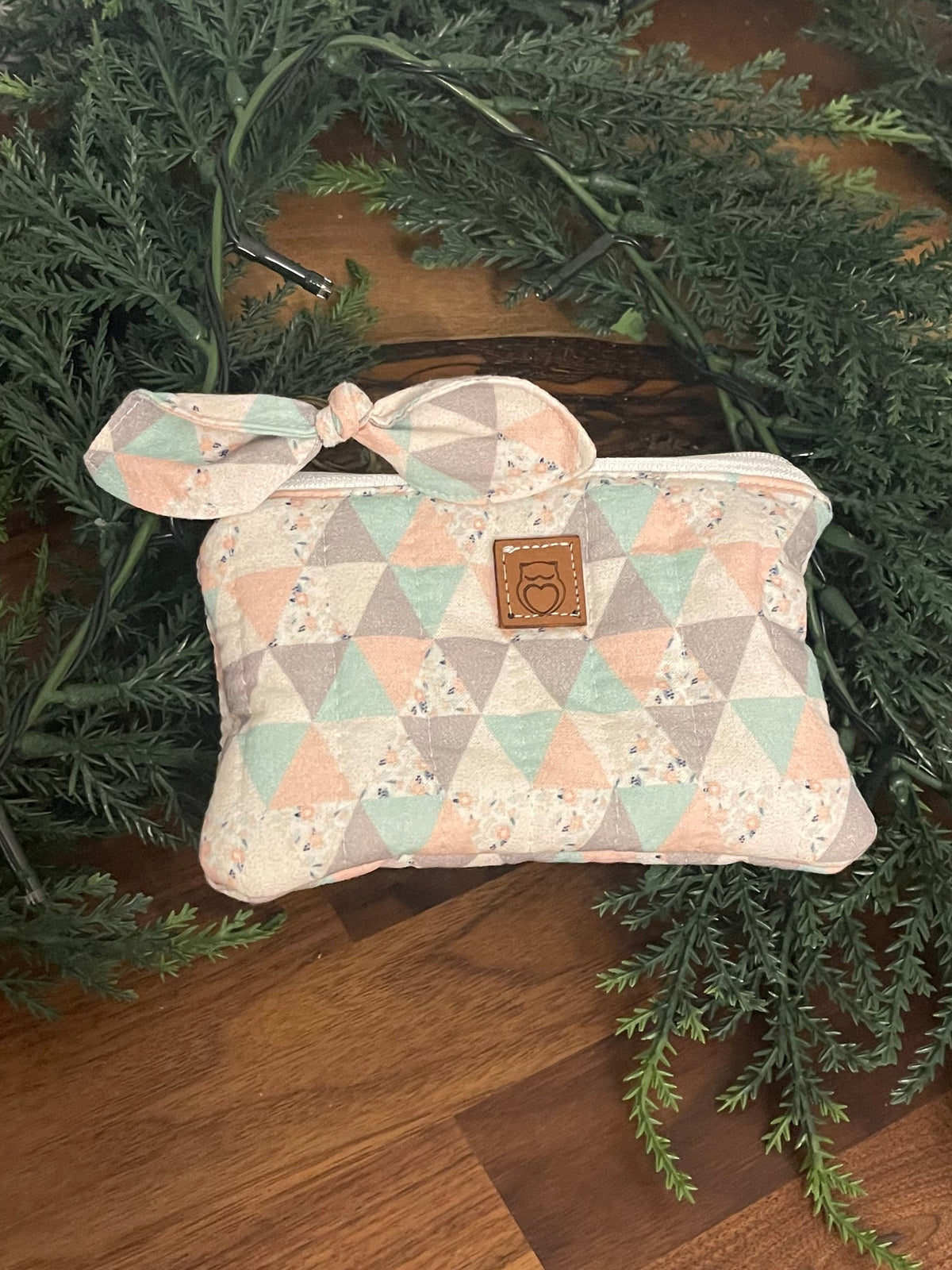 Quilted coin purse