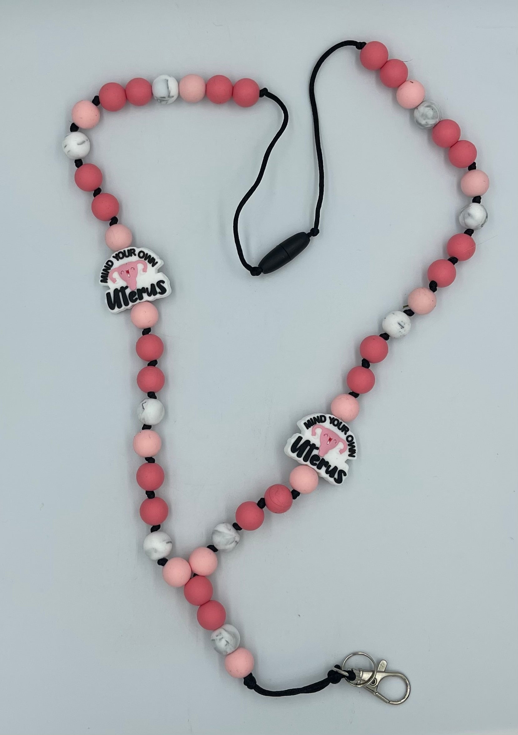 Silicone bead lanyards