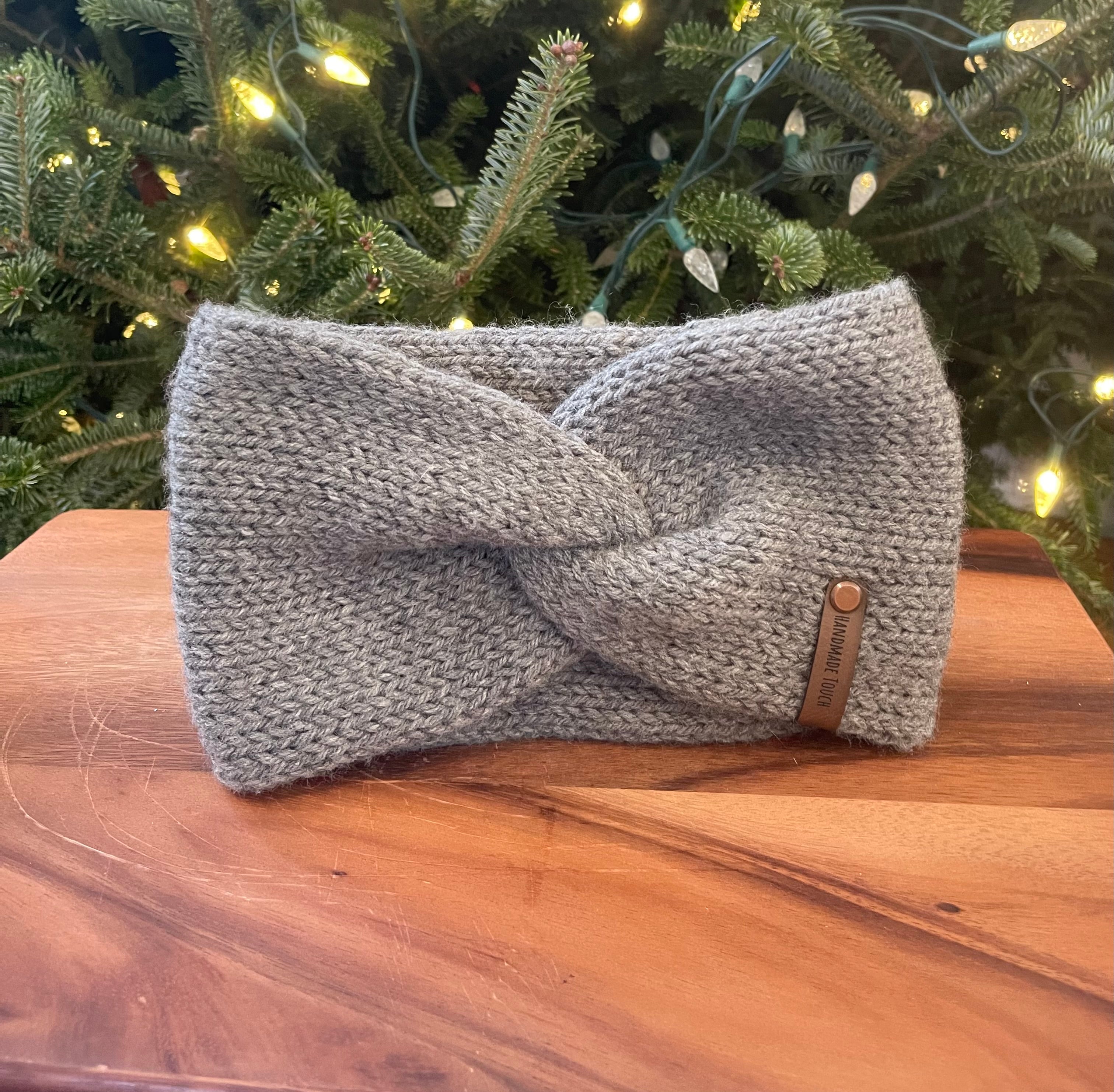 Knit twist headbands