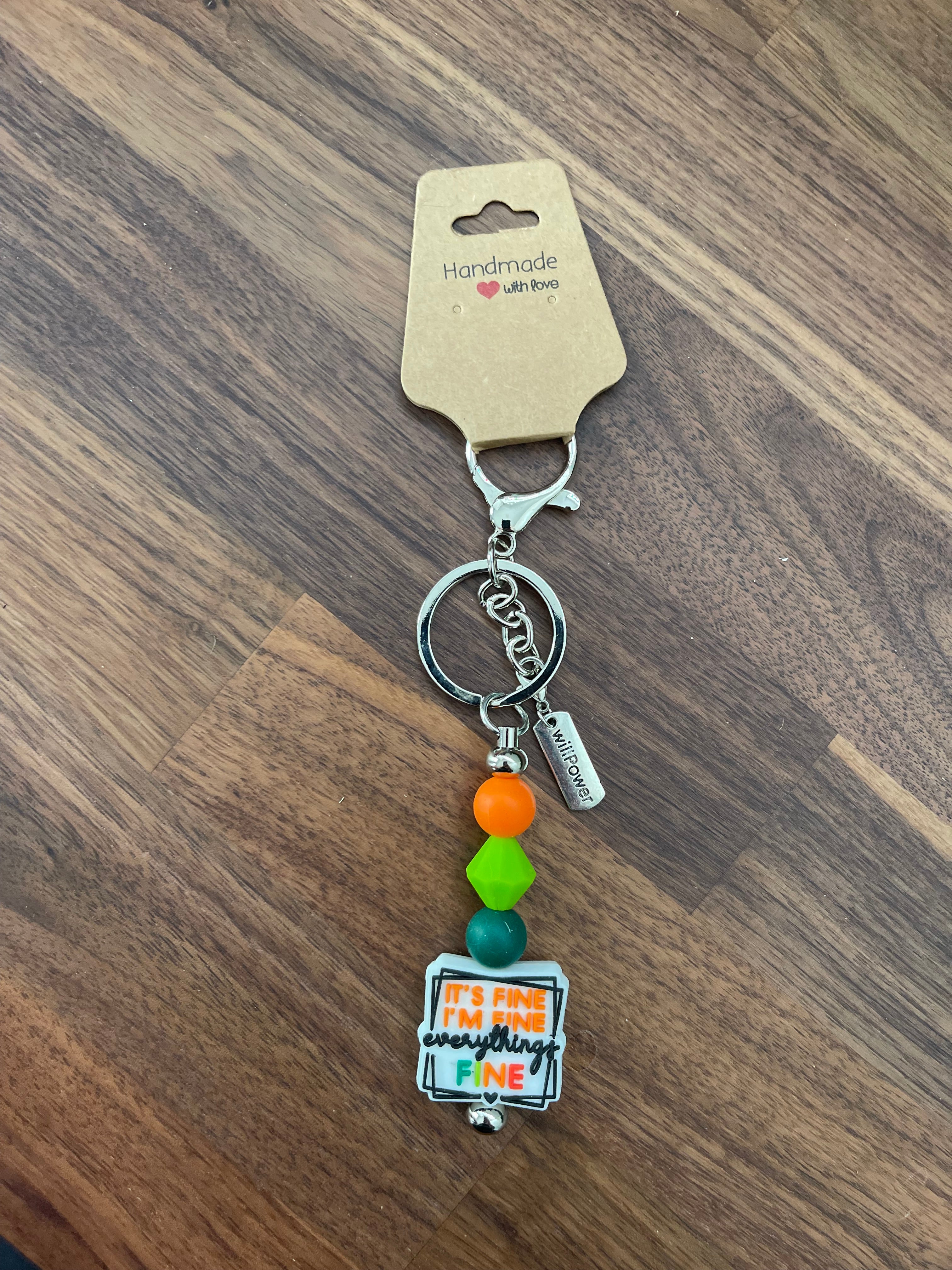 Keychain with cute inspirations