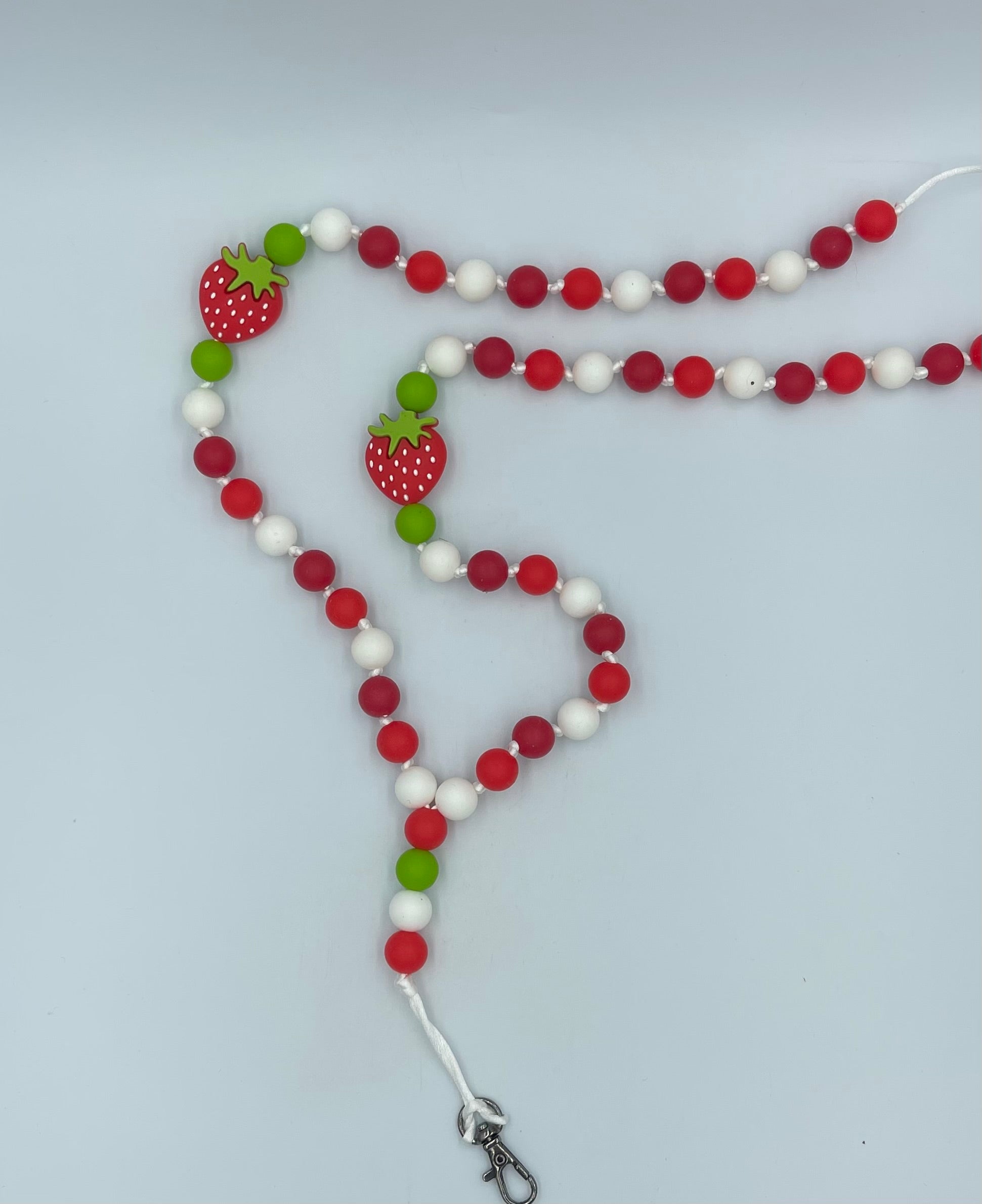 Silicone bead lanyards
