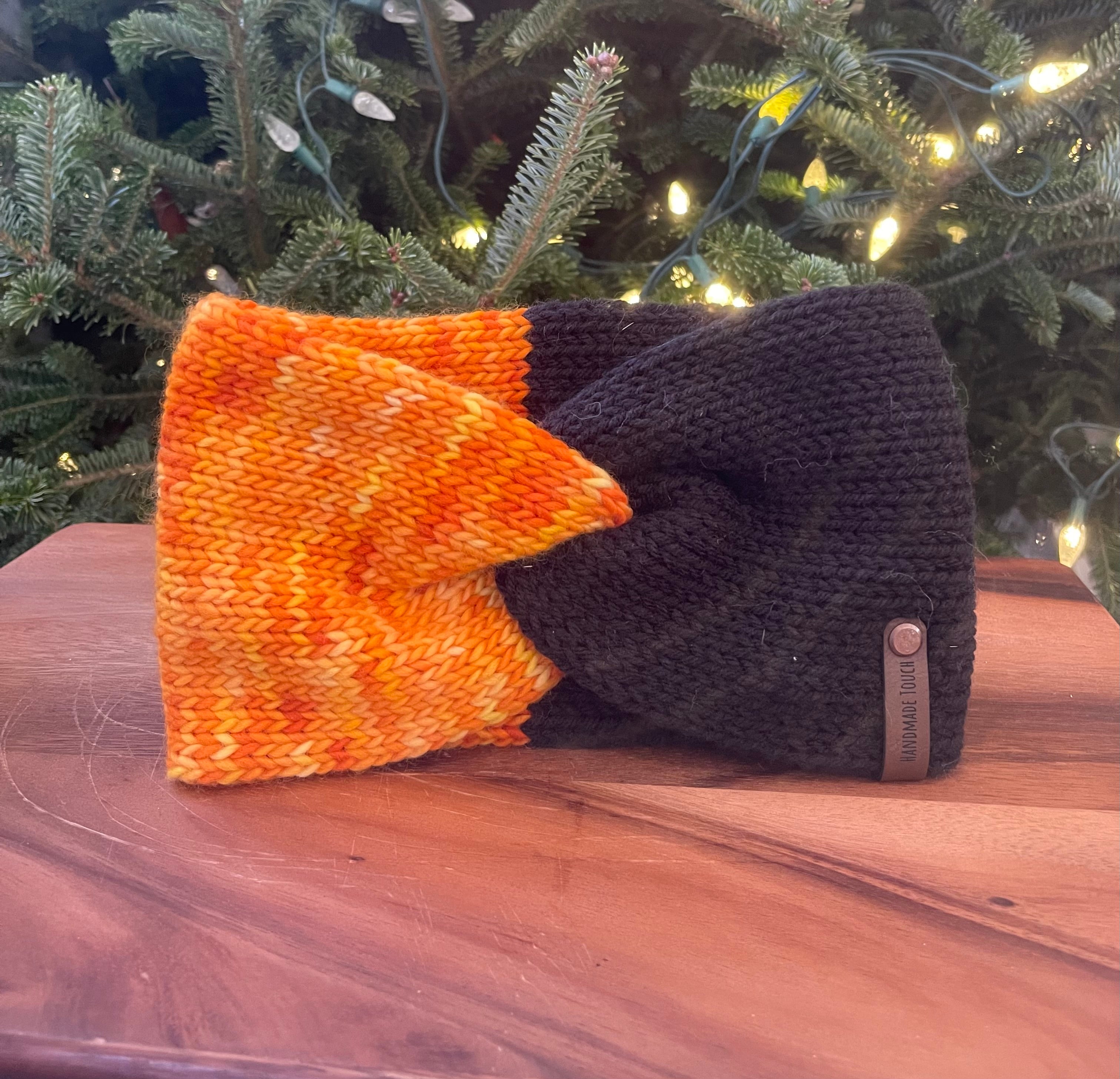 Knit twist headbands