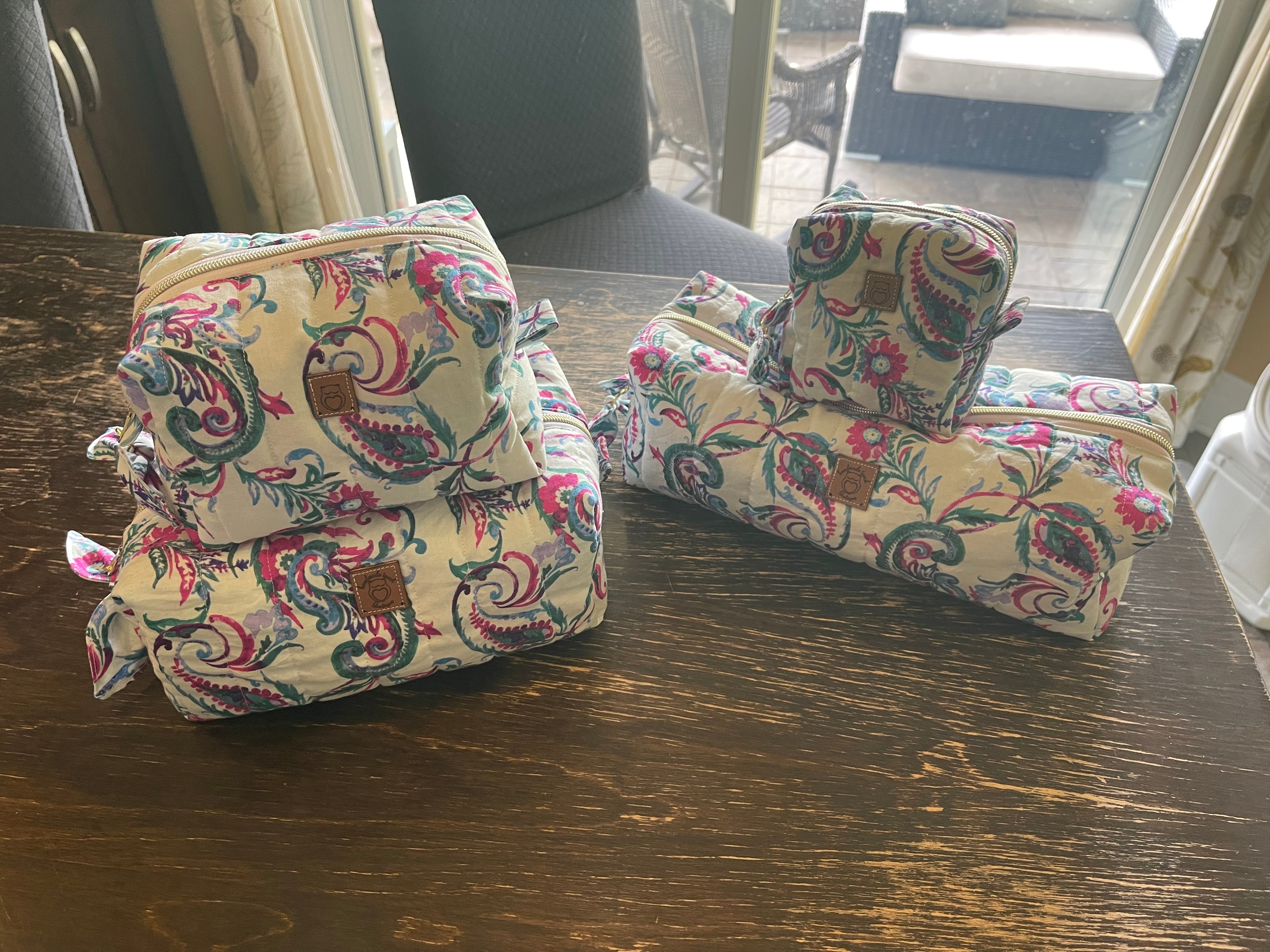 Makeup Bag Set of 4
