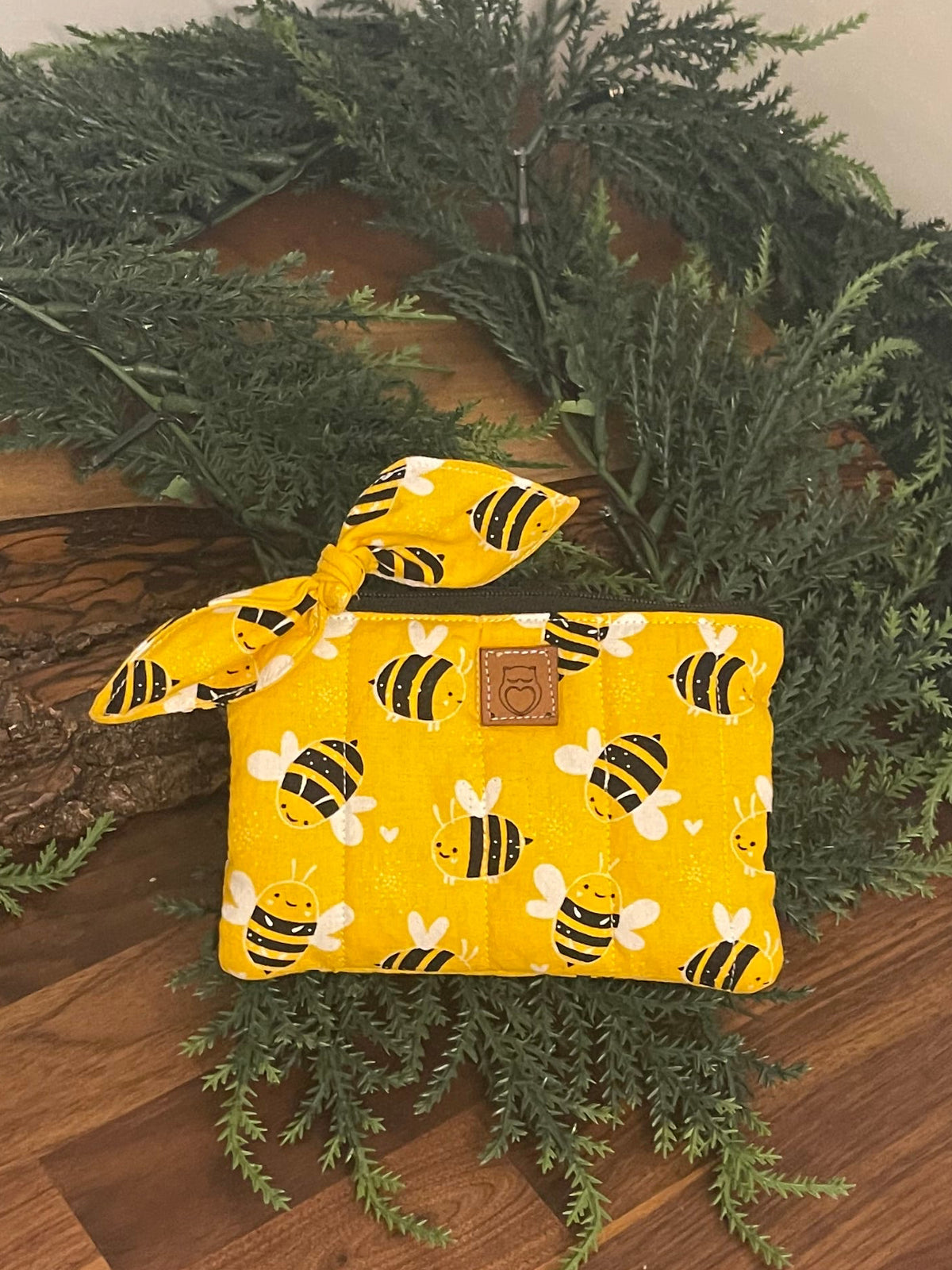Quilted coin purse