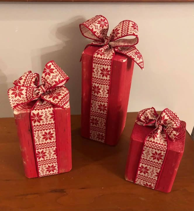 Wooden presents