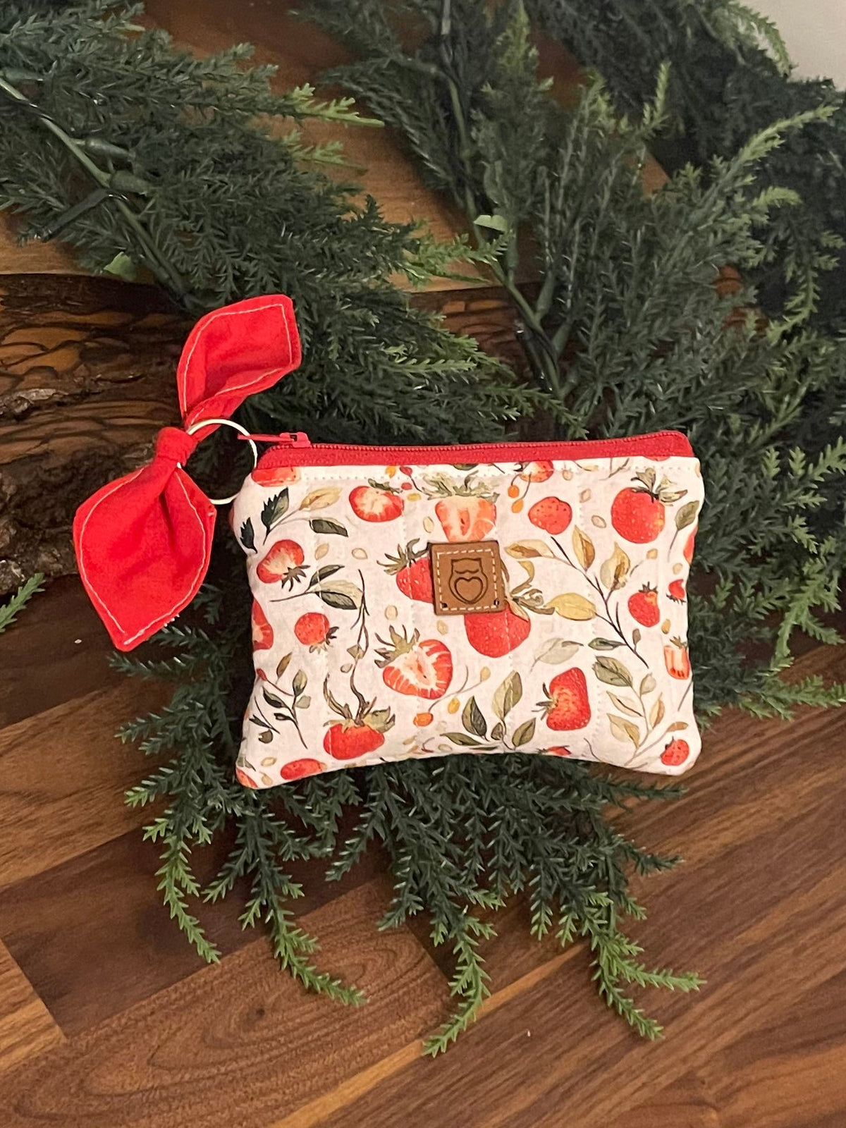 Quilted coin purse