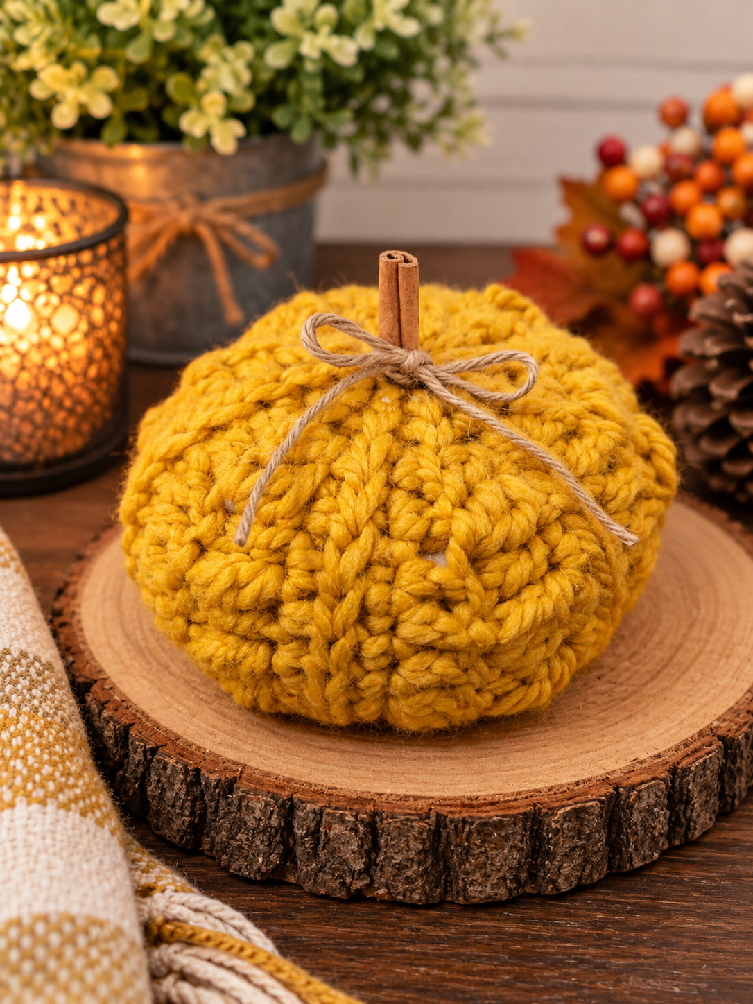 Rustic pumpkin