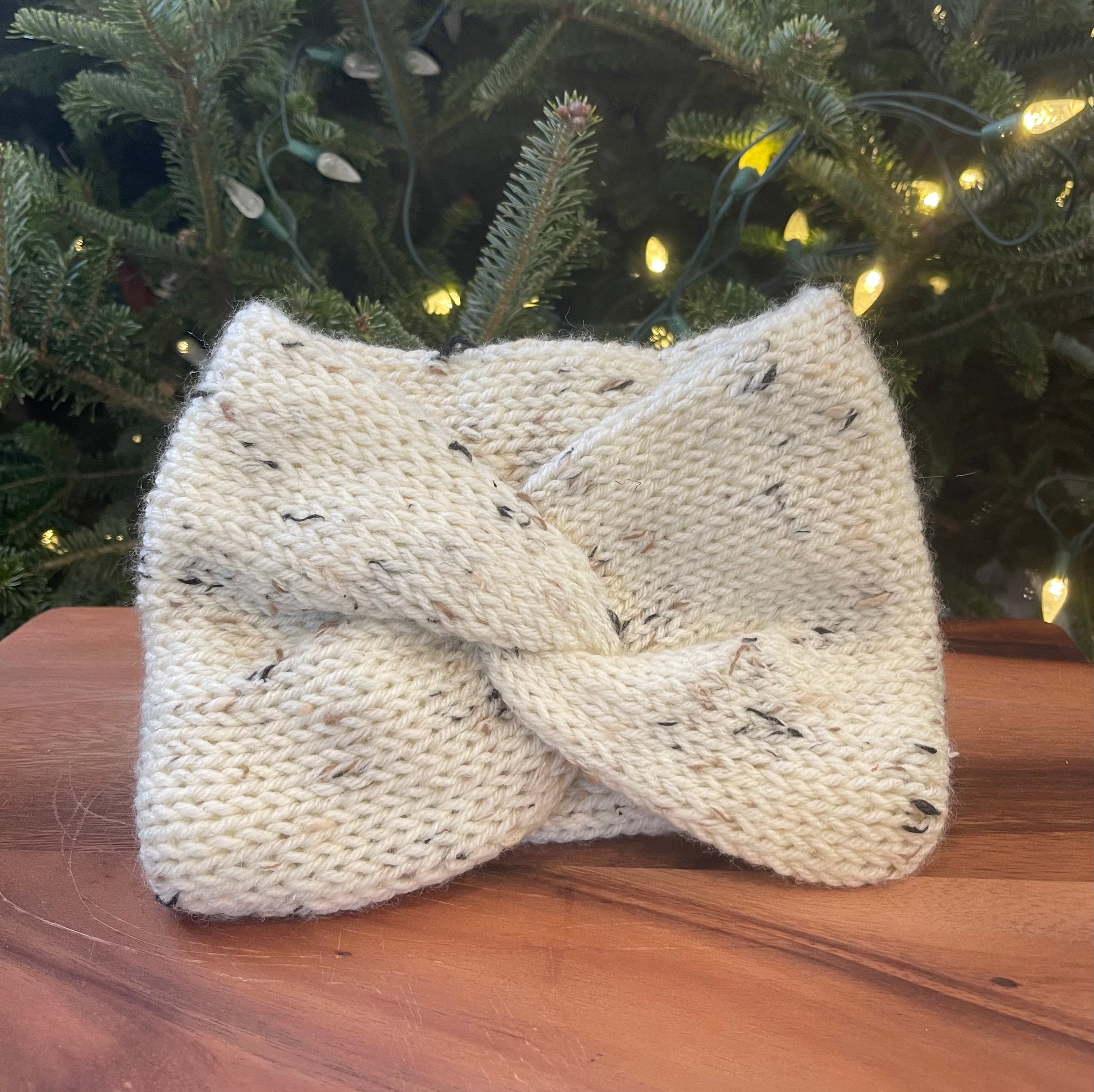 Knit twist headbands
