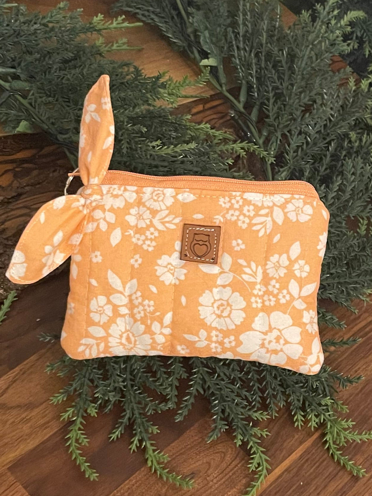 Quilted coin purse