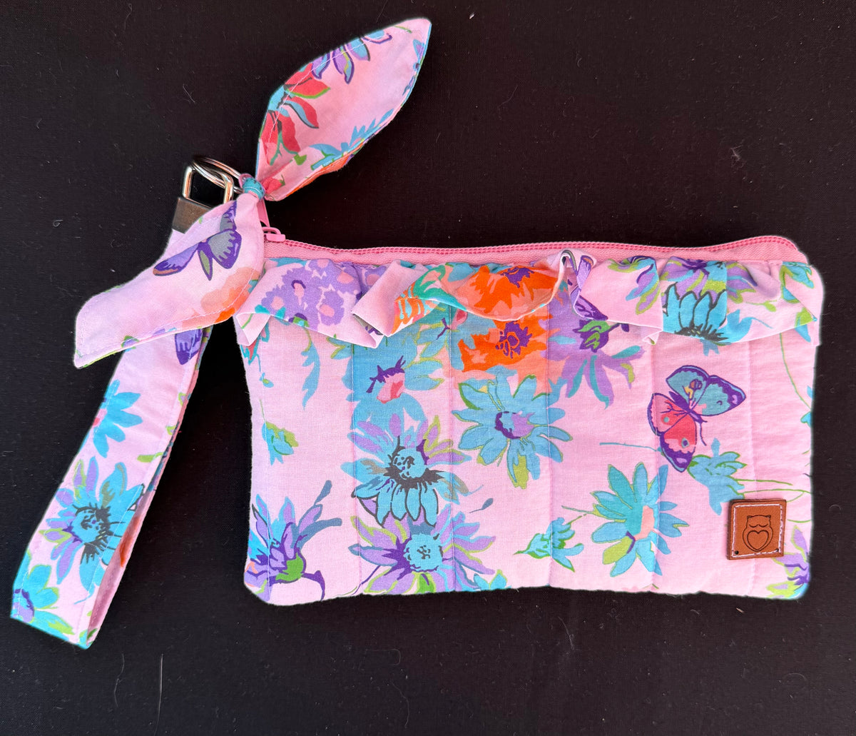 Ruffled phone wristlets