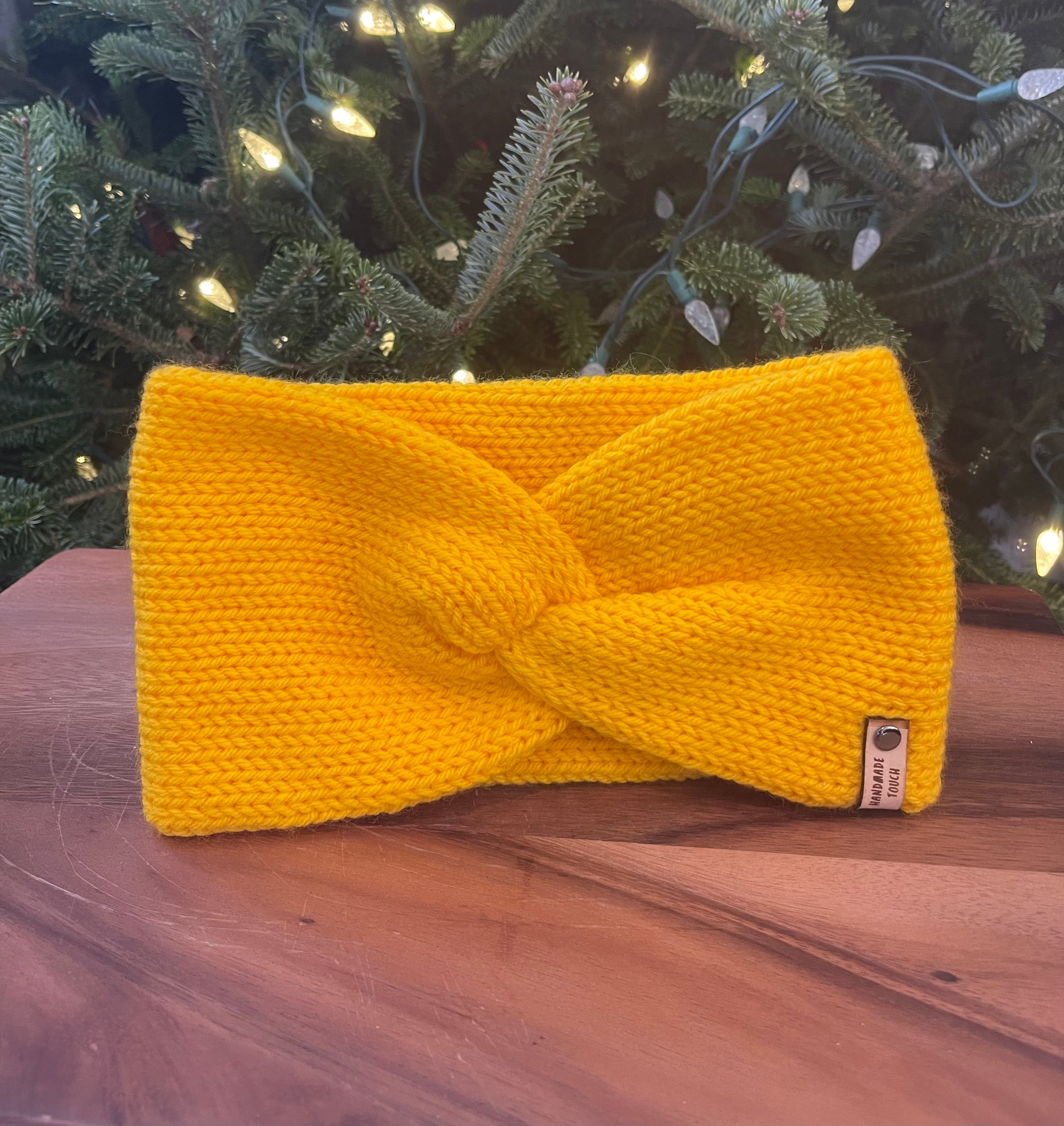 Knit twist headbands