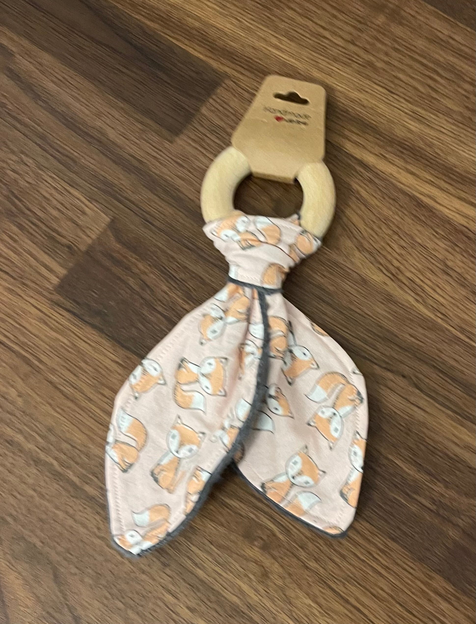 Wood teether