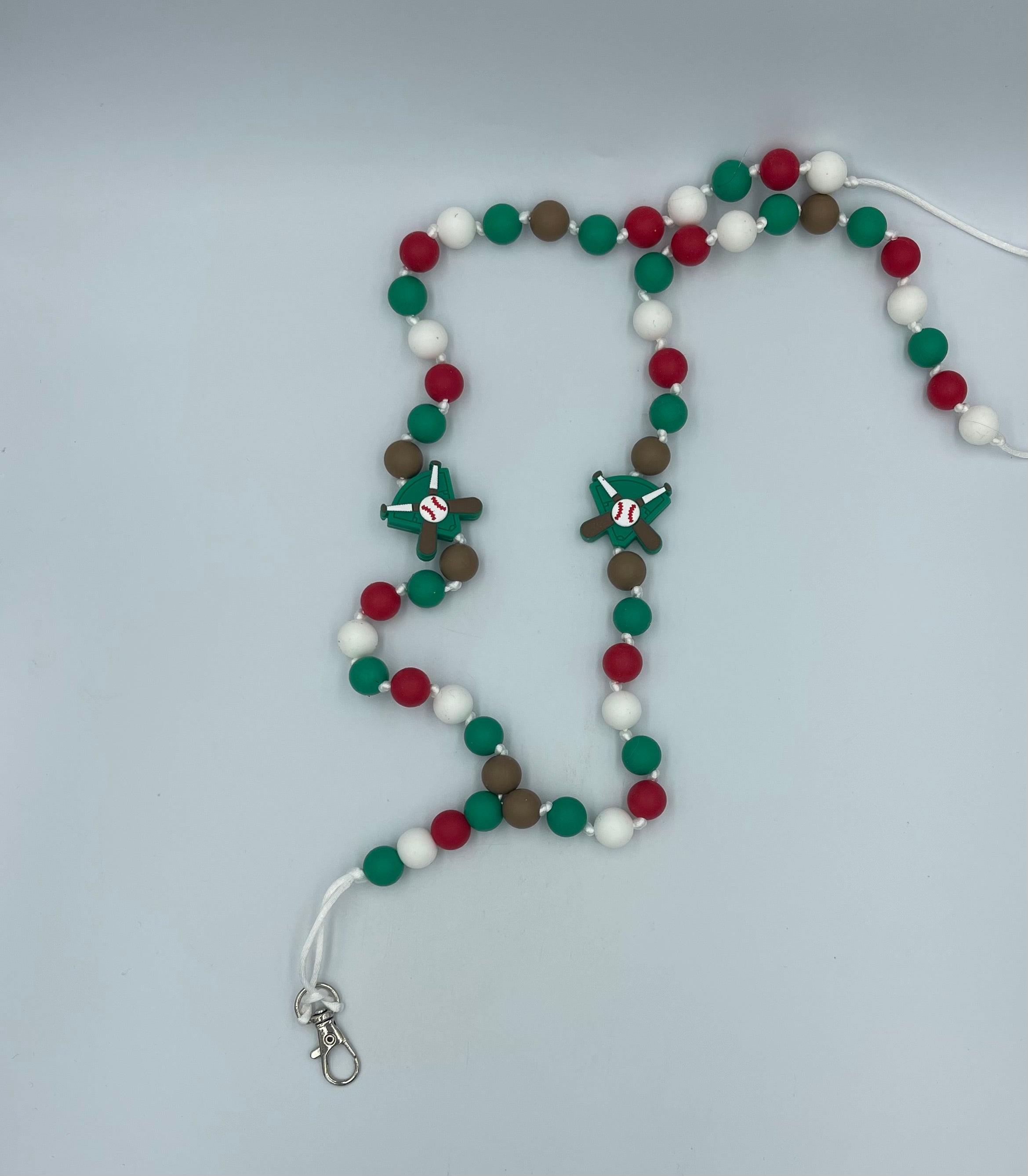 Silicone bead lanyards