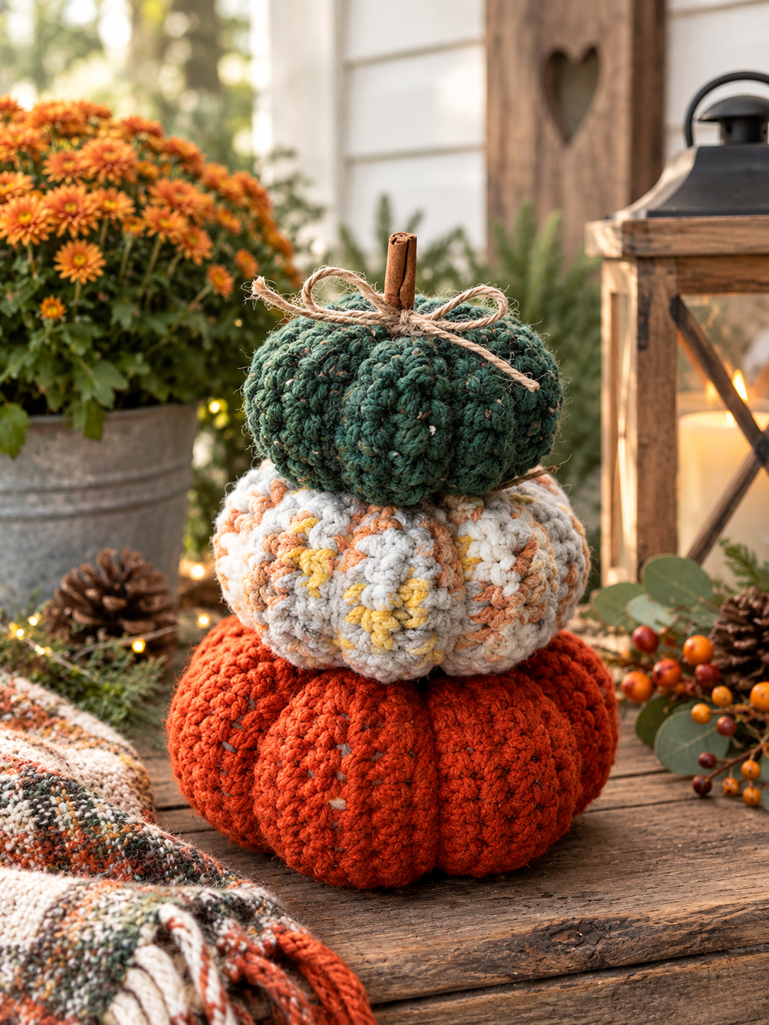 Stackable pumpkin sets