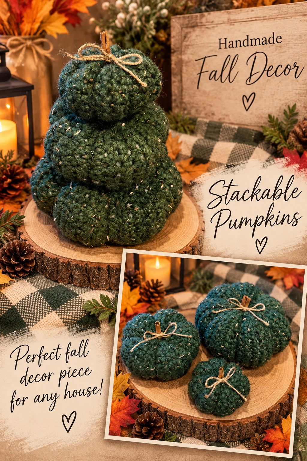 Stackable pumpkin sets