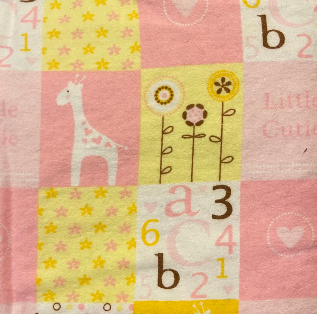 Crochet edge receiving blanket