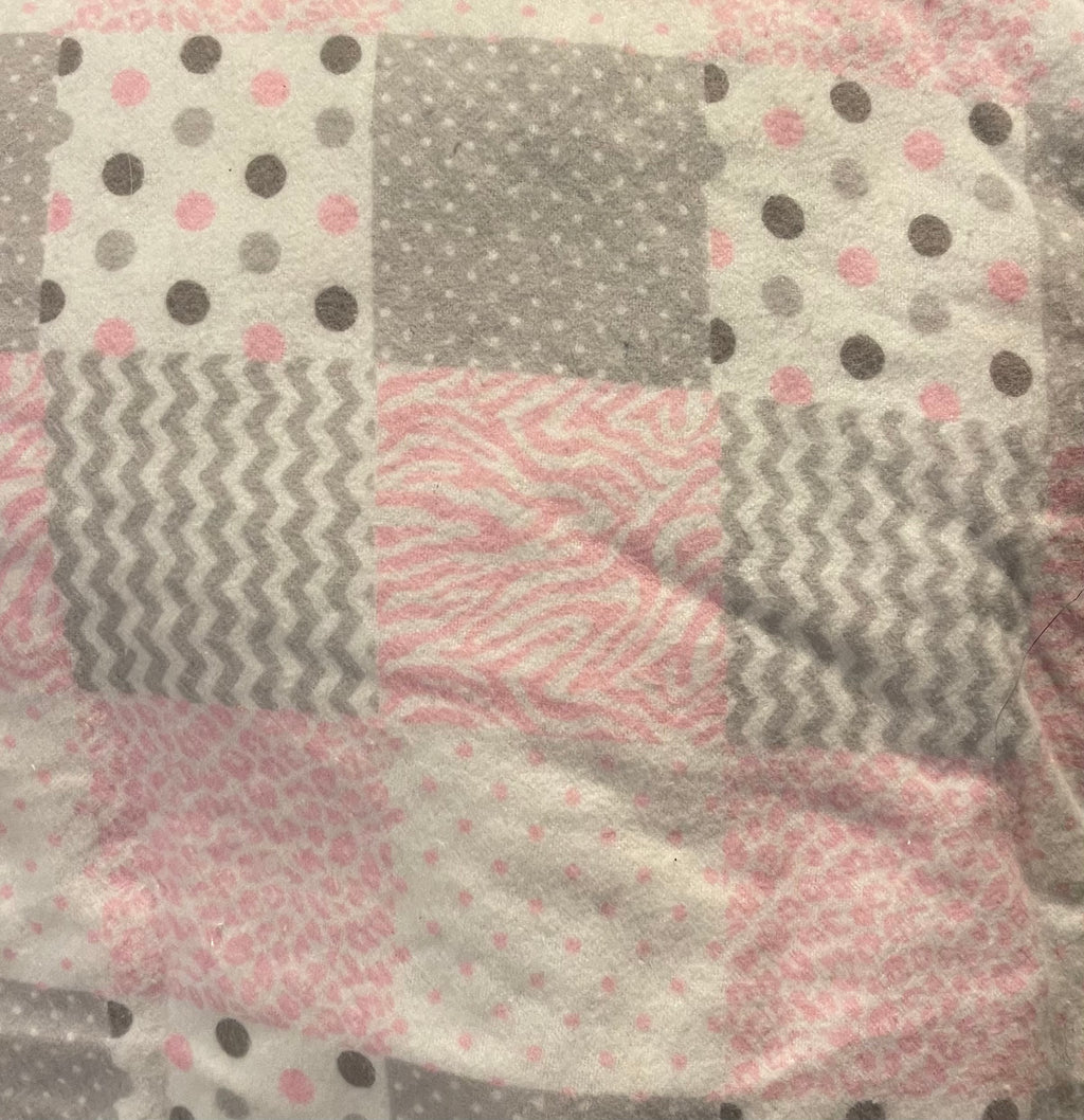Crochet edge receiving blanket